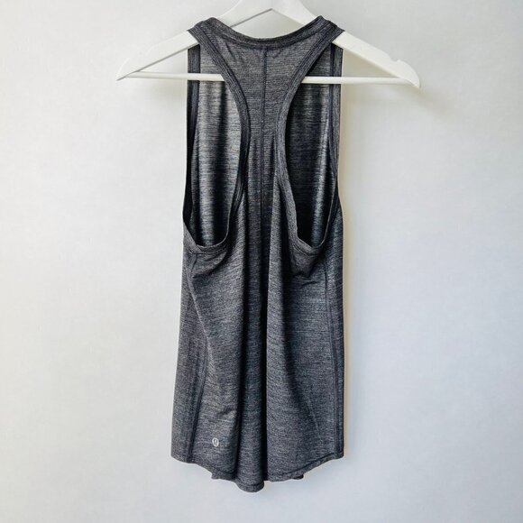 ❤️ LULULEMON Hot like Agni singlet in heather gray size 4 J57 - Picture 5 of 11